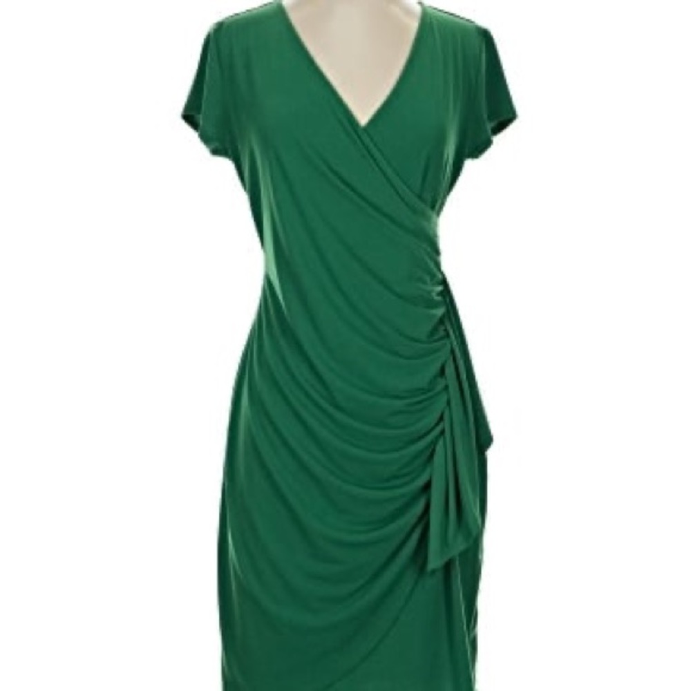 New York & Company Green Midi Dress